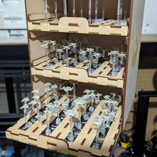 Star Wars Armada - MDF Squadron Storage