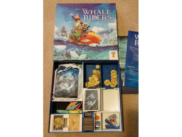 Whale Riders game insert and organizer