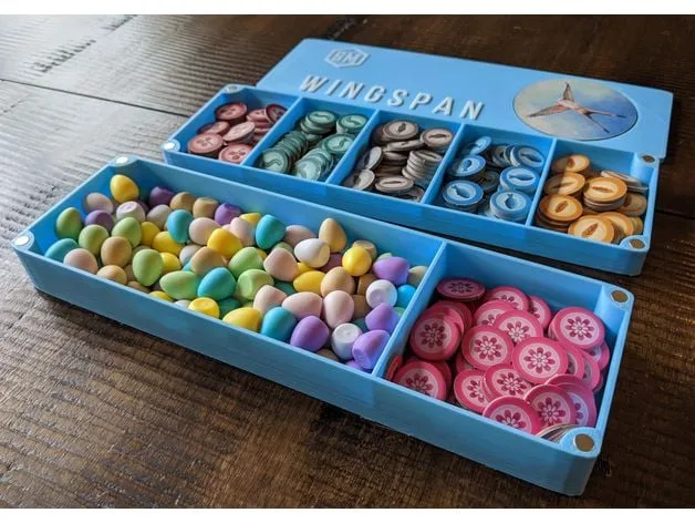 Wingspan Board Game Egg and Token Magnetic Box (Oceania)