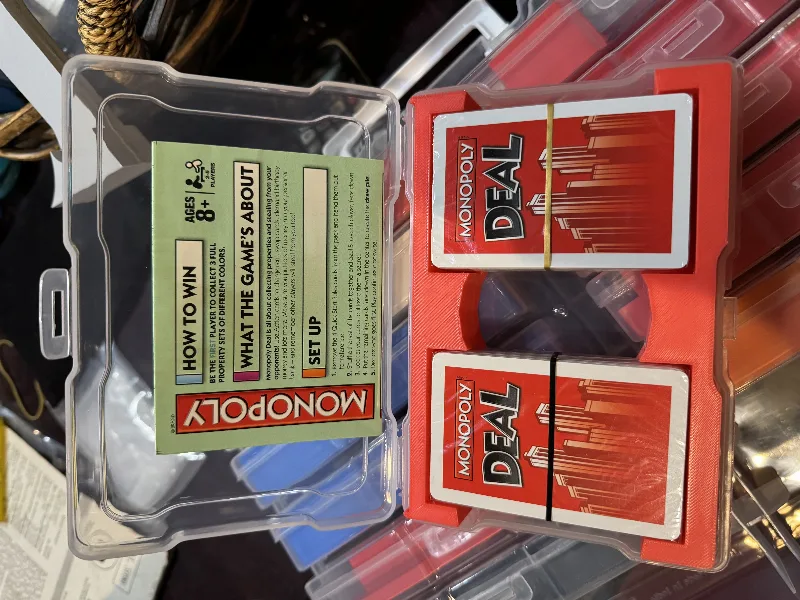 Monopoly Deal photo caddy insert