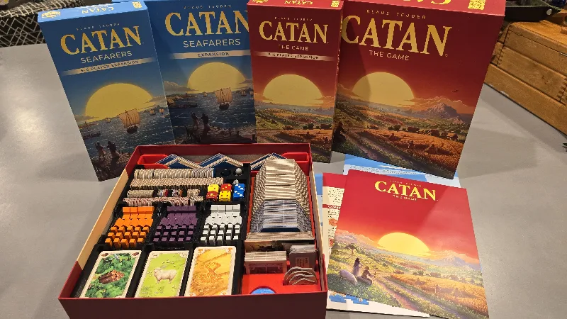 Inserts for Catan 6th Edition All-in-One Storage Solution