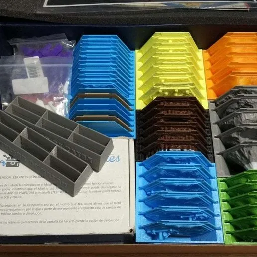 Settlers of Catan Storage for 3d terrain pieces (6 players)
