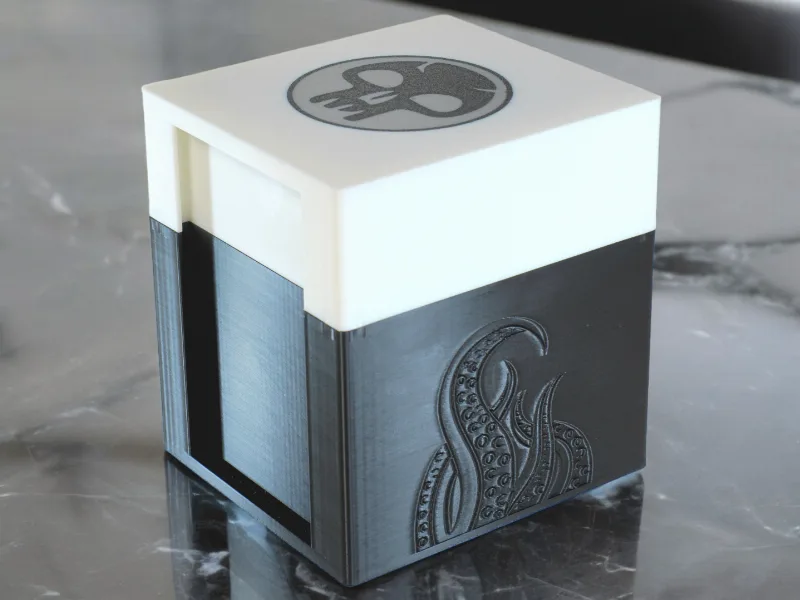Magic The Gathering Commander Deck Box black mana