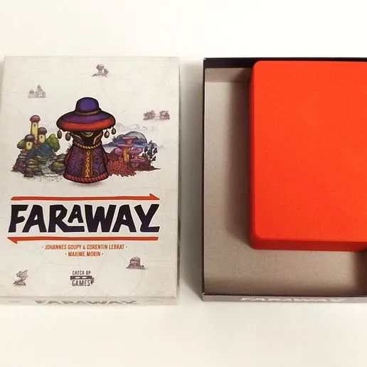 Insert organizer for the Faraway game and its extension The People Below