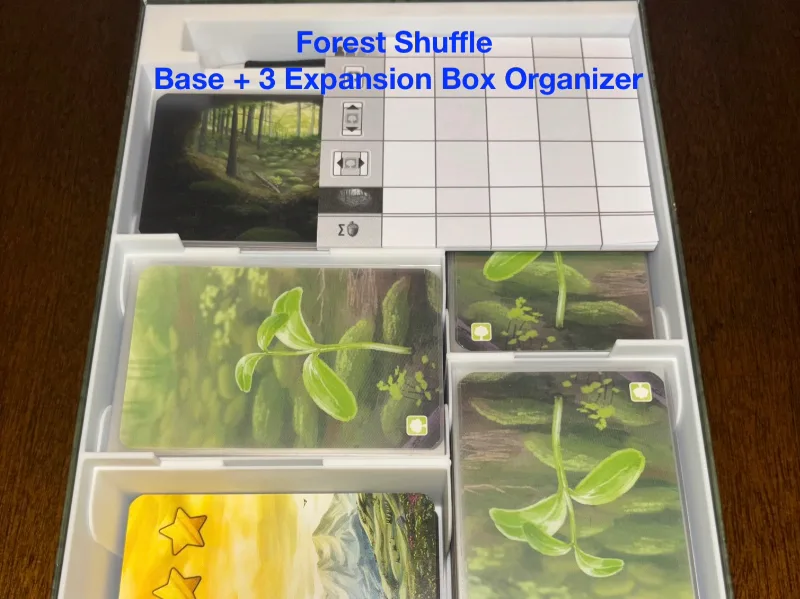 Forest Shuffle Box Insert - Base + 3 Expansions