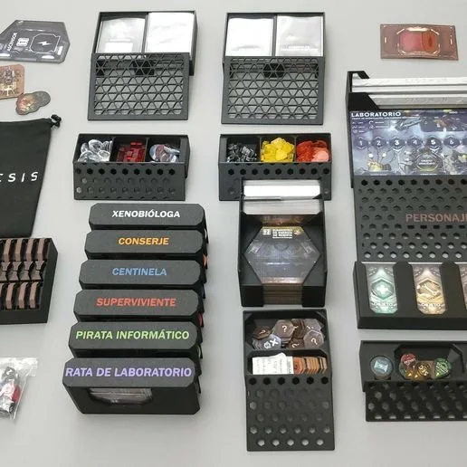 Complete Nemesis Lockdown insert + deluxe doors and eggs