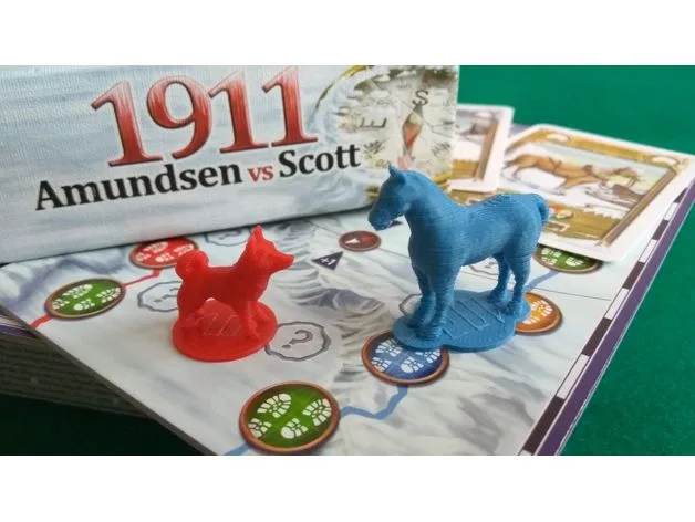 1911 Amundsen vs Scott - Meeples