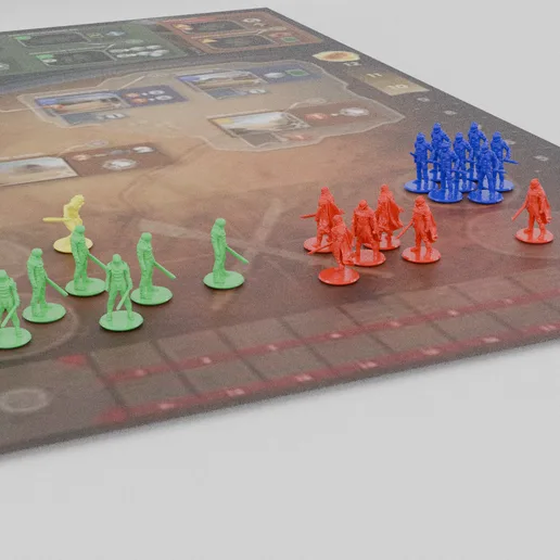 Dune Imperium – Pack Amélioration Armées & Combattants (4 Factions)