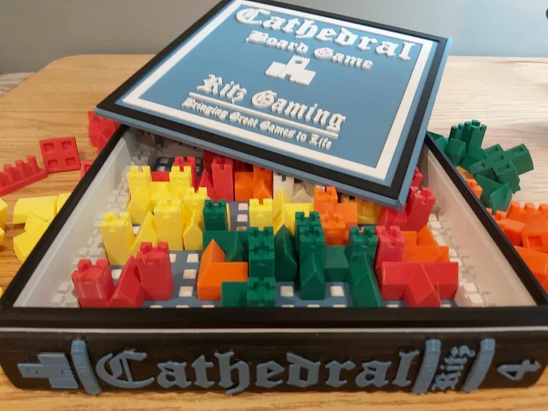 CATHEDRAL GAME (4 Player) - Bookcase Edition