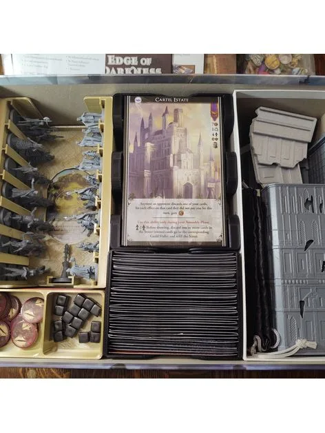Edge of Darkness insert, holds all expansions including Emissaries of the Vale