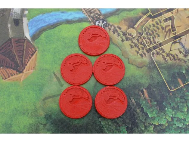 Stronghold - Orders - Boardgame components