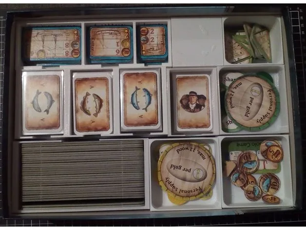 Nusfjord + Expansion Custom Insert - Boardgame Organiser