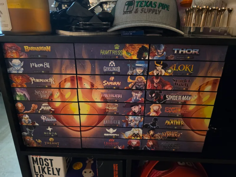 Dice Throne Storage With Removable Trays