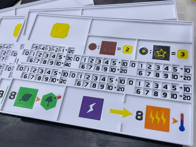 Personal player board for Terraforming Mars