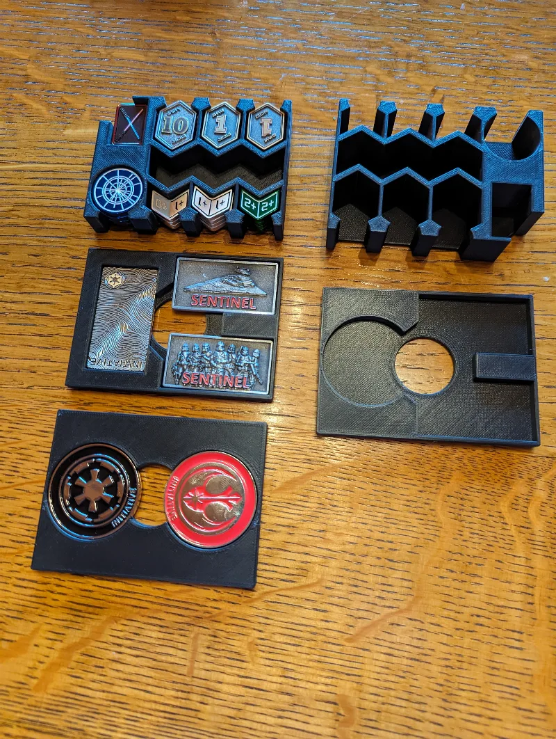 Star Wars Unlimited Token Trays - Gamegenic Token Keep - metalFABtokens