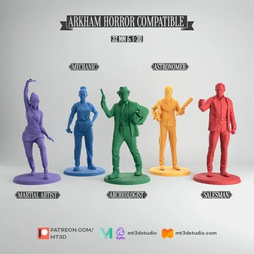 Investigator Pack 08 - Arkham Horror compatible