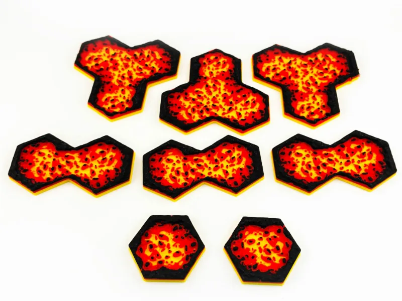 Gloomhaven Lava Tiles