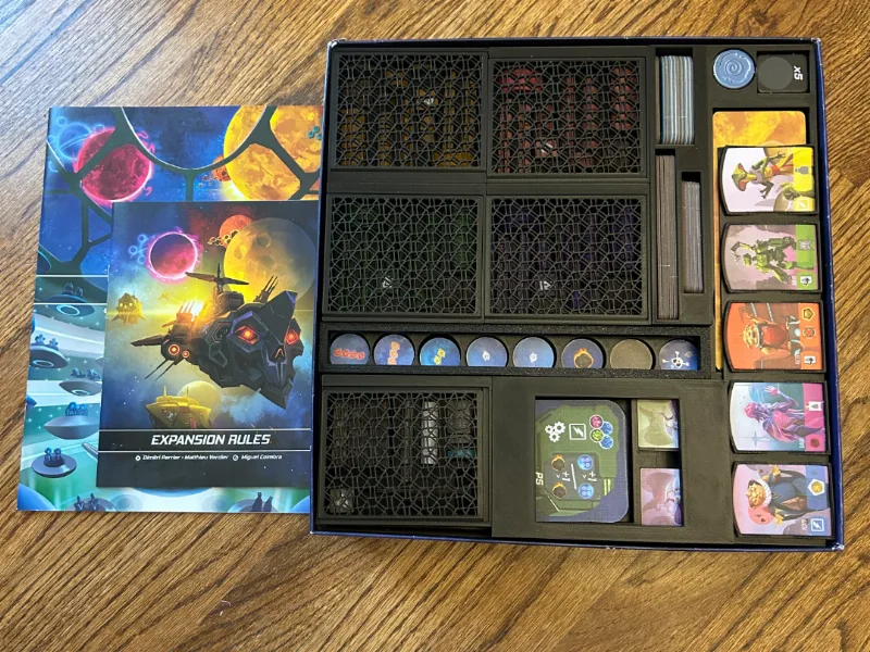 Federation w/ Piracy Expansion Board Game Insert