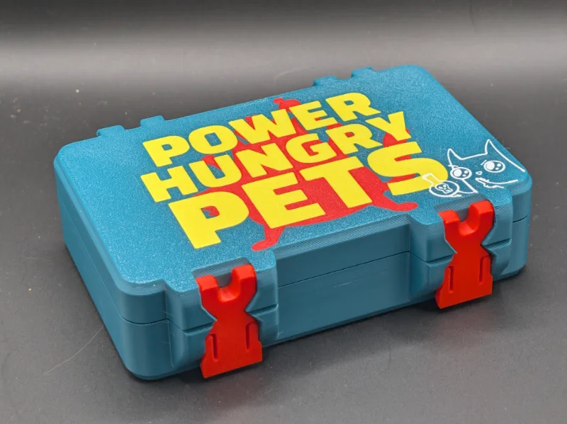 Power Hungry Pets Card Box - SnapLock