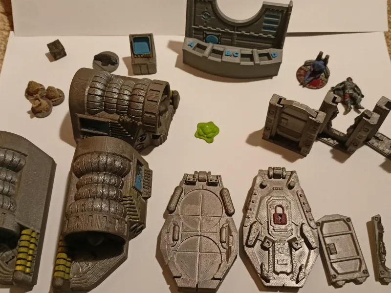 3D Tokens for Nemesis Boardgame