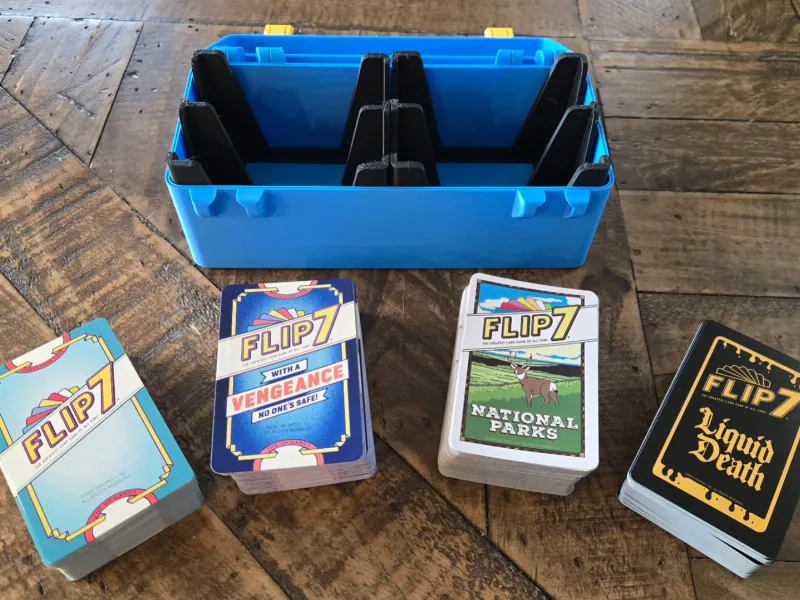 Flip 7 – 4-Deck Storage Box with Removable Trays
