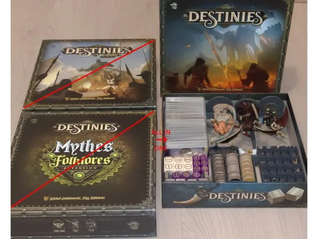 Time of Legends: Destinies - Board Game Insert