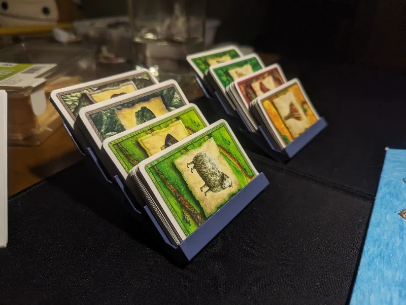 Elevated Settlers of Catan Card Trays