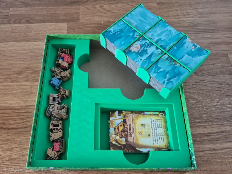 Timber Town Board Game Insert