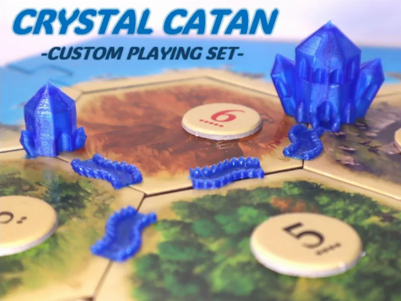 Crystal City — Catan Playing Set (2 road designs!)
