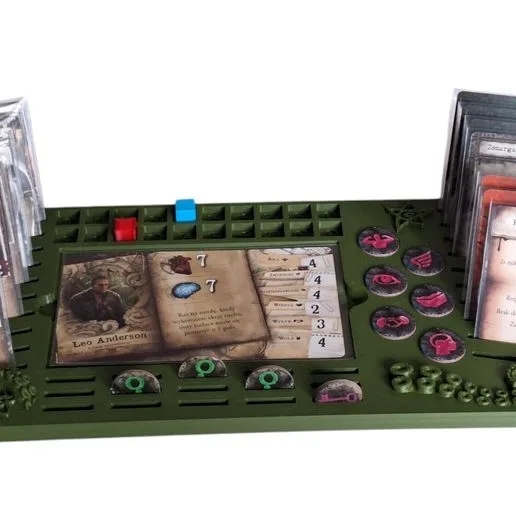 Mansions of Madness Deluxe Player Board Long Version (3D Printable STL Files)