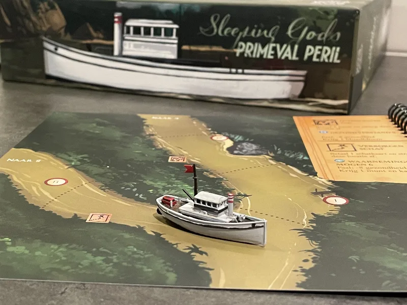 Steamboat miniature - Sleeping Gods Primeval Peril