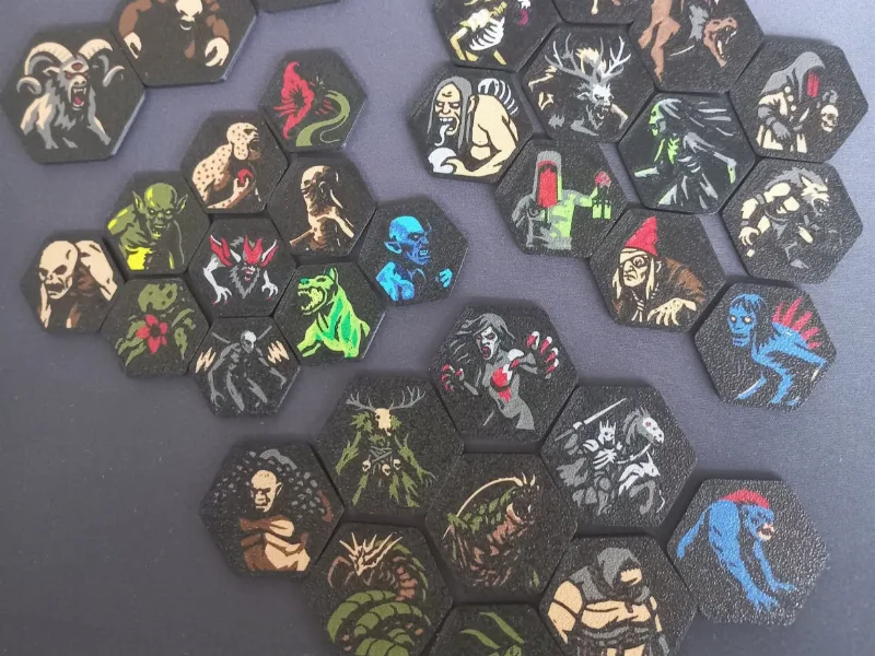 The Witcher Old World Monster tokens replacements