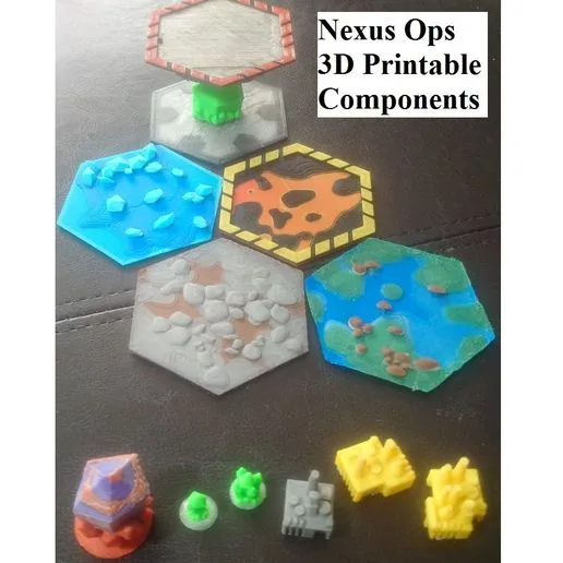 Nexus Ops Printable Tiles and Tokens