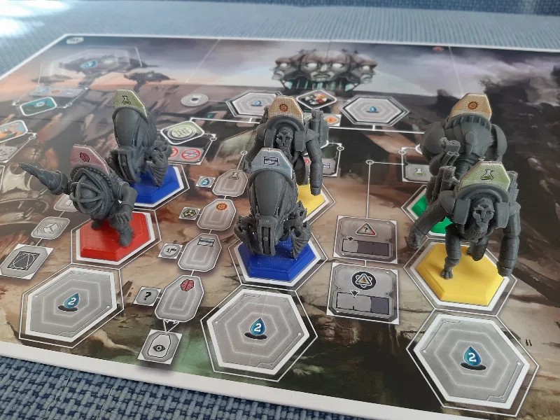 Anachrony exosuit miniature set