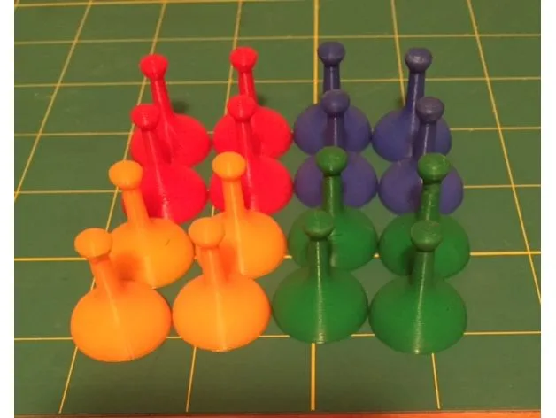 Sorry - Board Game Piece (Flat Bottomed)