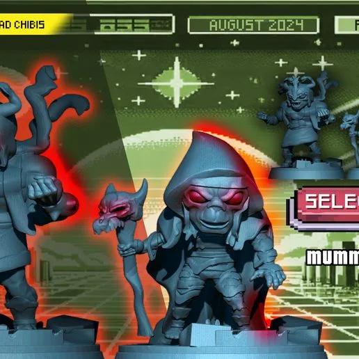 mumm ra thundercats chibi style , marvel united