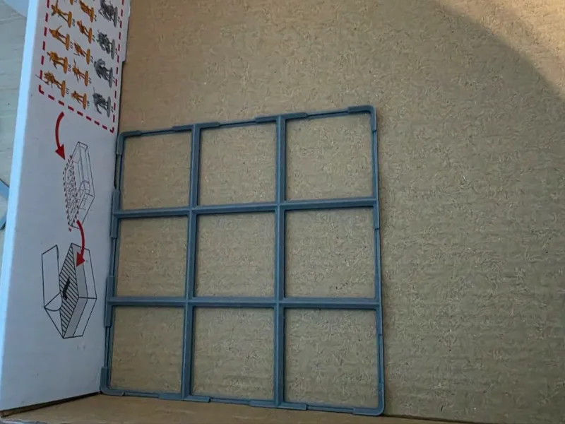 Zombicide 2nd Ed - Modular Grid 3x3 (Clip System)