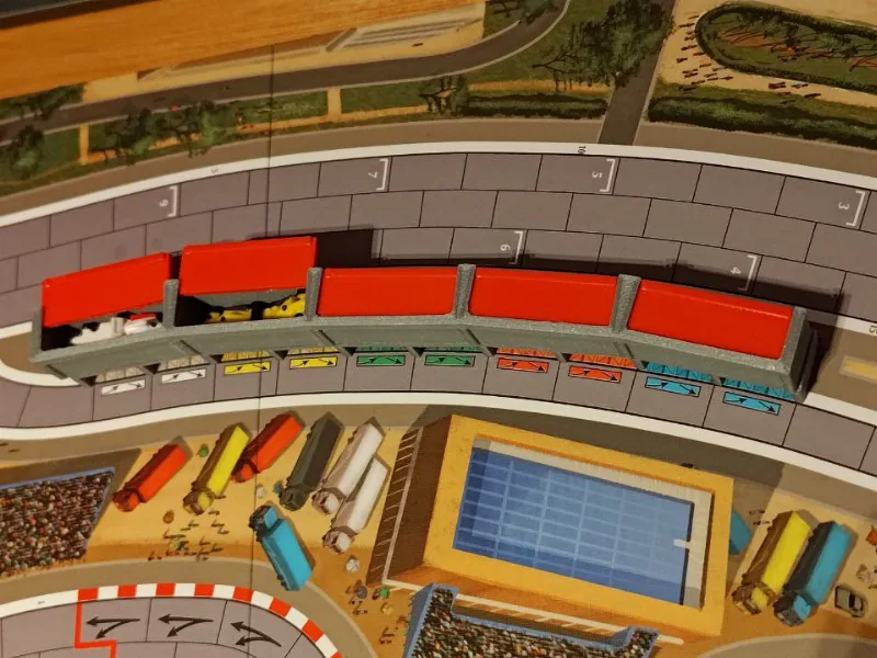 Pit Stop (Box) Buildings Formula D (Monaco Track)