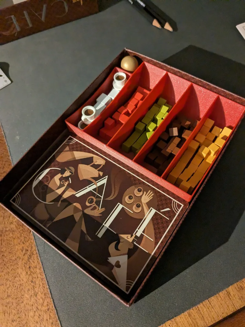 Cafe - Boardgame insert