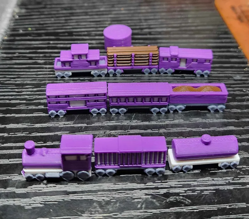ticket to ride train set multicolor