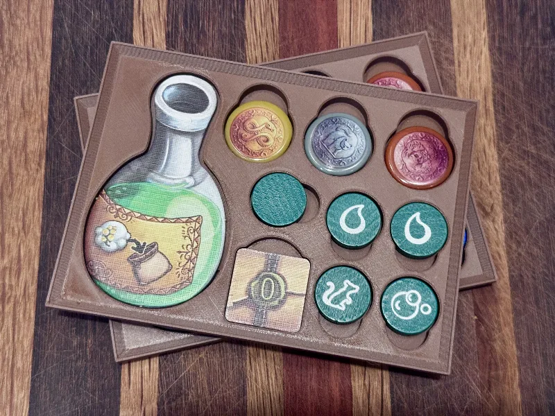 Quacks of Quedlinburg Player Piece Organizer