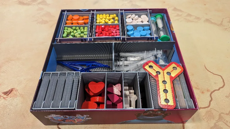 Rush M.D. core retail box insert/organizer - sleeved cards