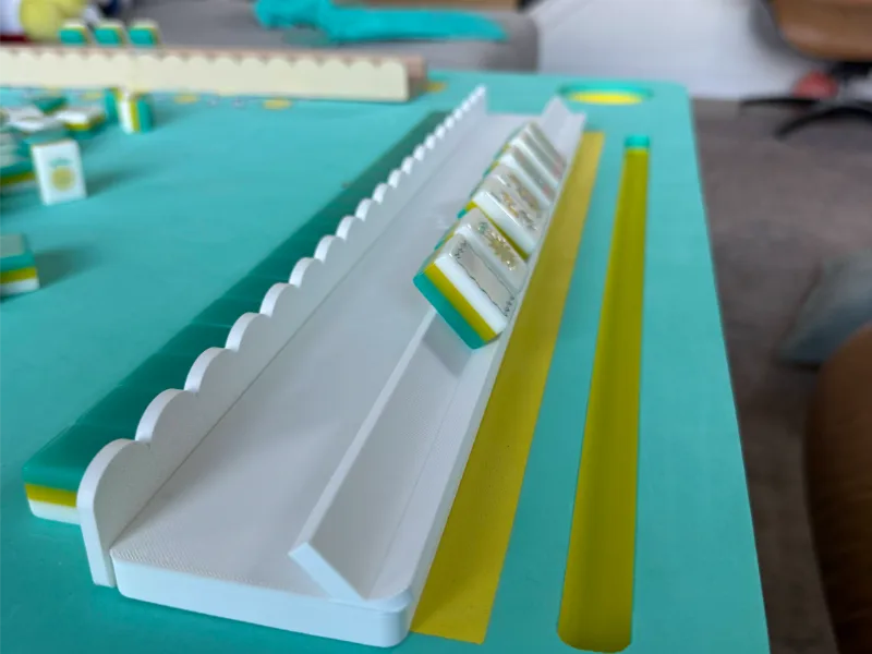Standard Mahjong Rack & Pusher (Hidden Magnets)