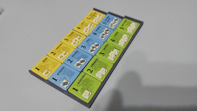 Catan Cities&Knights developments tray