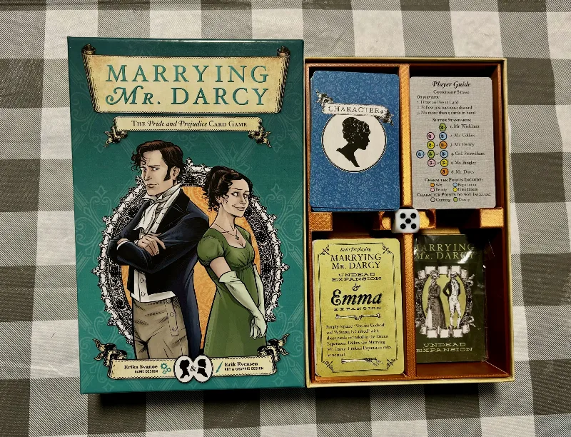 Marrying Mr. Darcy Board Game Insert with Expansions