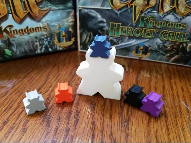 Horned Viking Meeple for Tiny Epic Kingdoms Heroes Call