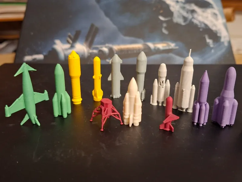 High frontier 4 All Ship stack crew miniatures