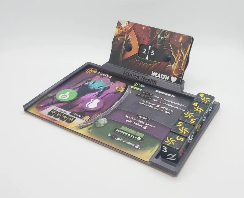 Dice Throne Adventures Minion Dashboard