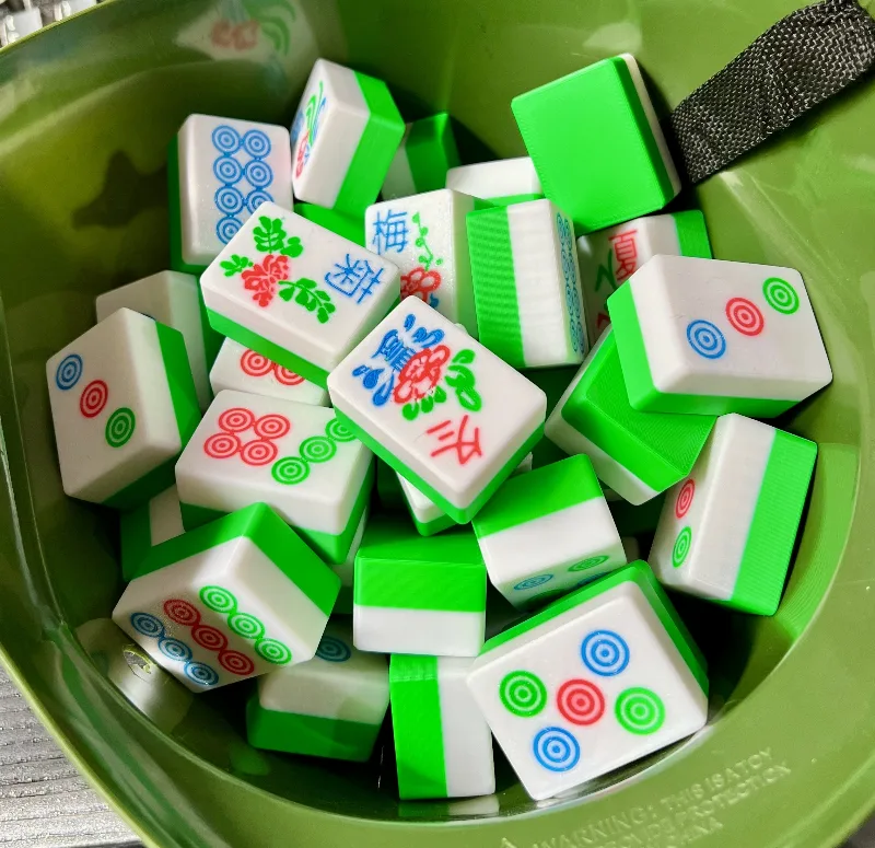 Mahjong tiles for multicolor printer