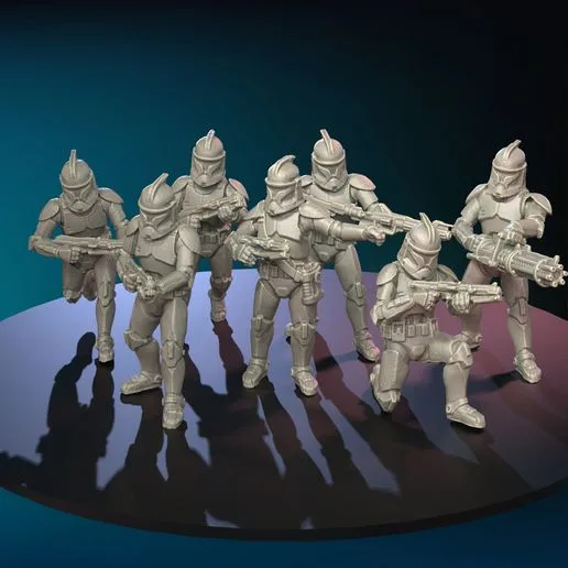 star wars legion PHASE 1 CLONE TROOPERS EXPANSION